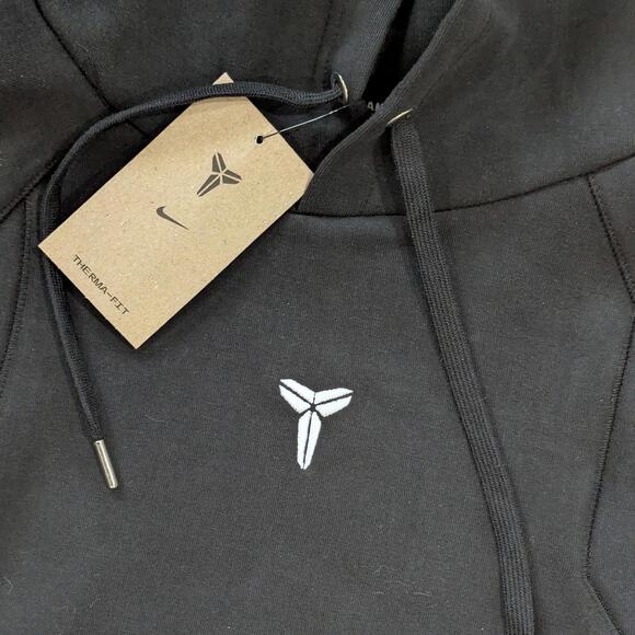 Nike Kobe Therma-FIT Hoodie Black L NWT Mamba Mentality HJ8110-010 Basketball - Picture 3 of 9